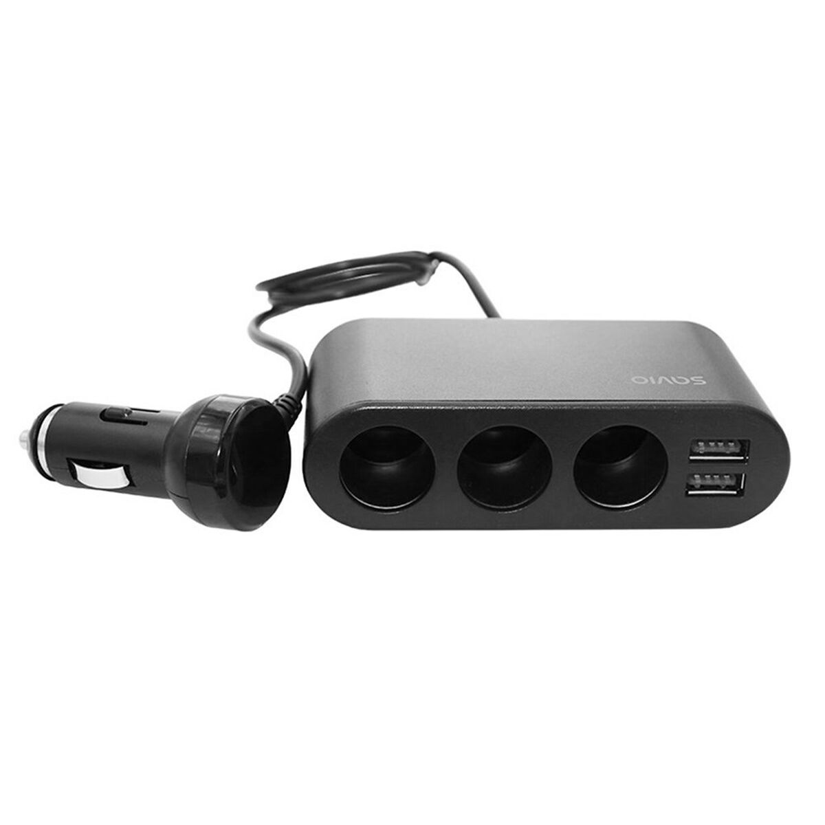 Plug adapter Savio SA-024 Black Plug adapter Savio SA-024 Black