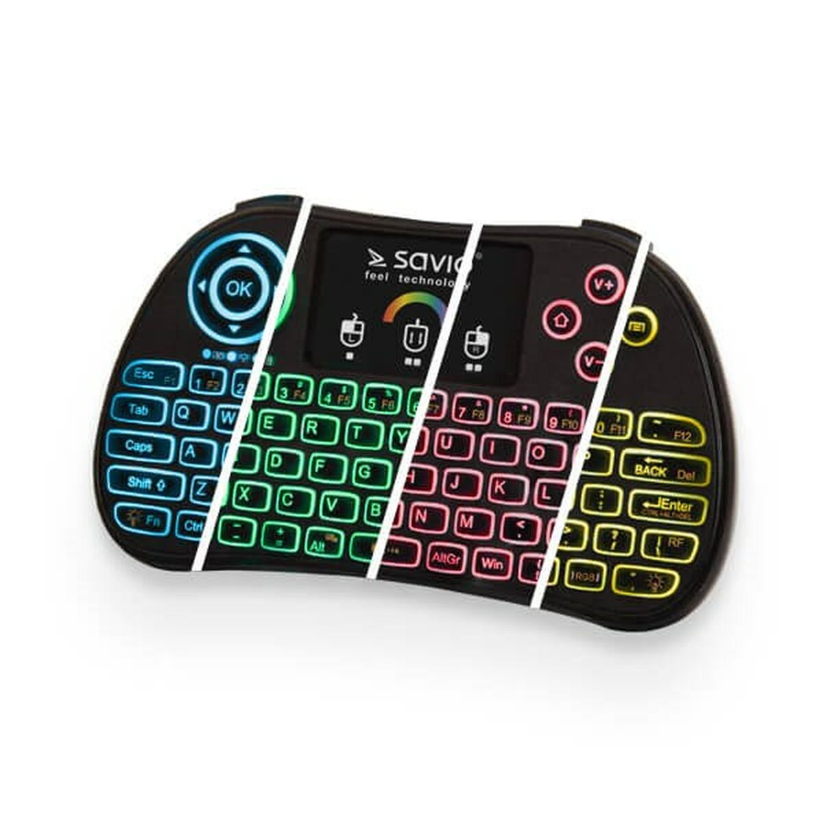 Keyboard Savio KW-03 QWERTY English Black Qwerty US Keyboard Savio KW-03 QWERTY English Black Qwerty US
