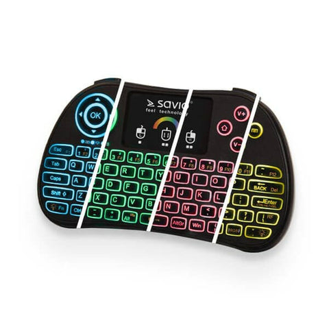 Keyboard Savio KW-03 QWERTY English Black Qwerty US Keyboard Savio KW-03 QWERTY English Black Qwerty US
