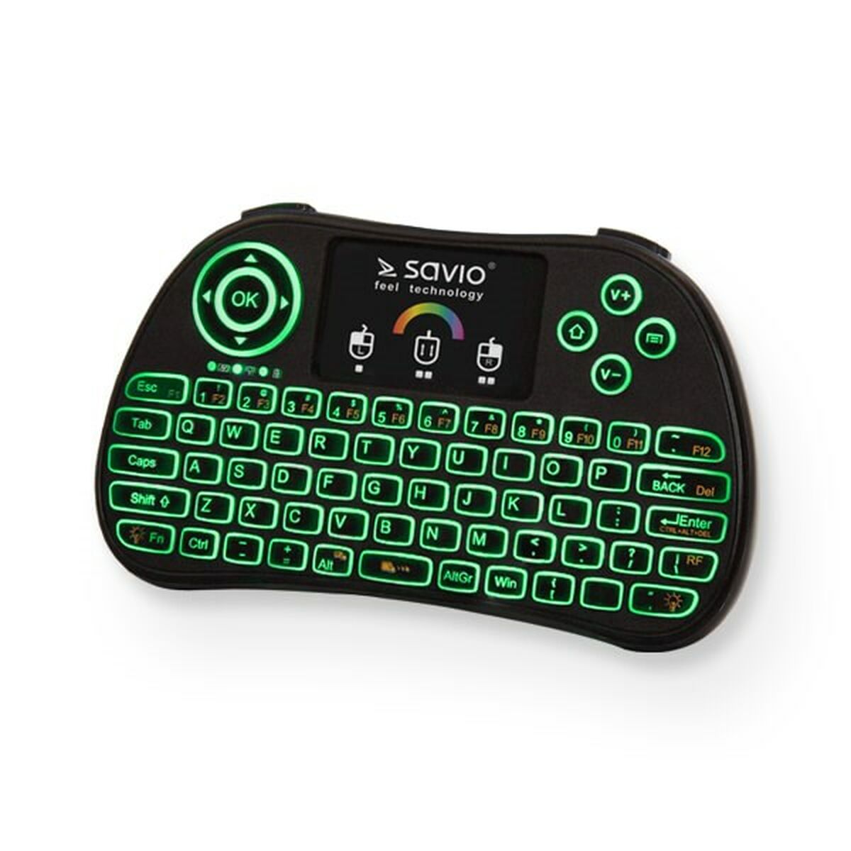 Keyboard Savio KW-03 QWERTY English Black Qwerty US Keyboard Savio KW-03 QWERTY English Black Qwerty US