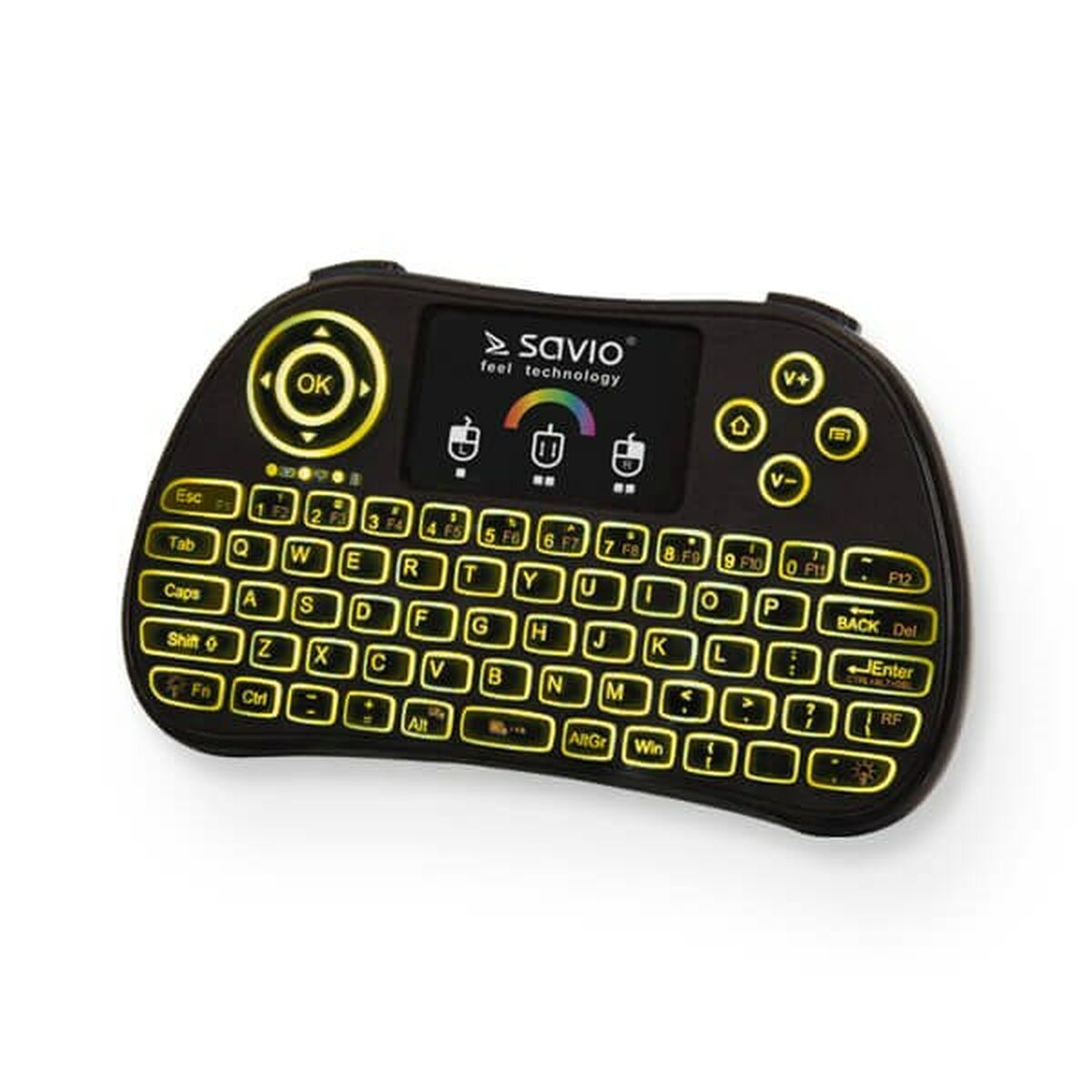 Keyboard Savio KW-03 QWERTY English Black Qwerty US Keyboard Savio KW-03 QWERTY English Black Qwerty US