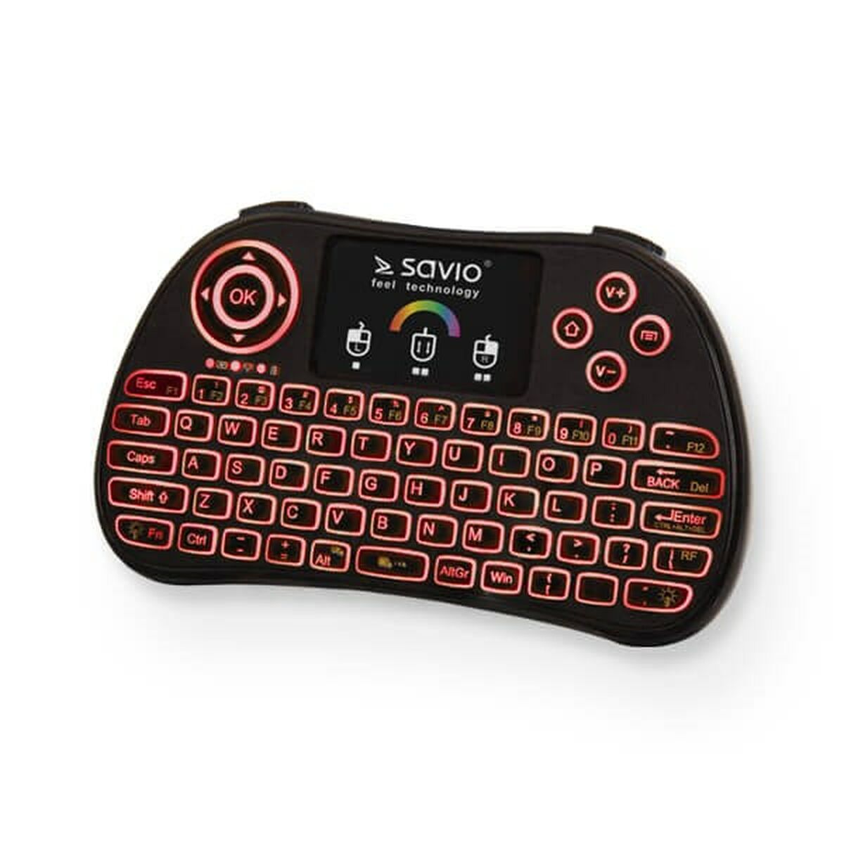 Keyboard Savio KW-03 QWERTY English Black Qwerty US Keyboard Savio KW-03 QWERTY English Black Qwerty US