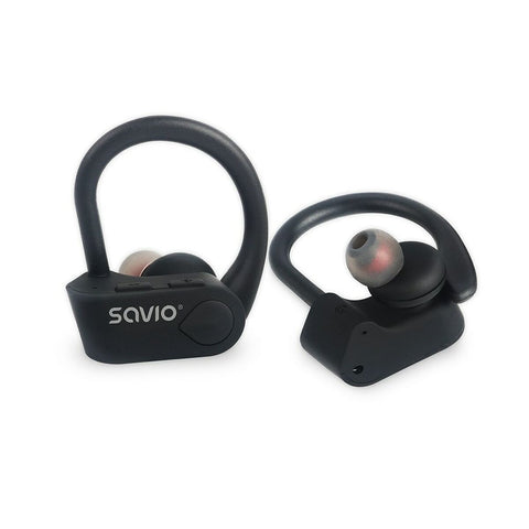 In-ear Bluetooth Headphones Savio TWS-03 Black Graphite In-ear Bluetooth Headphones Savio TWS-03 Black Graphite