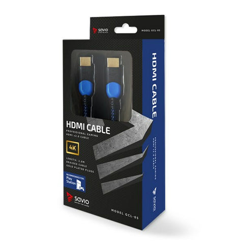 HDMI Cable Savio GCL-05 3 m HDMI Cable Savio GCL-05 3 m