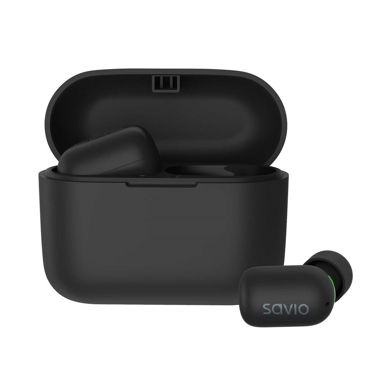 In-ear Bluetooth Headphones Savio TWS-09 Black In-ear Bluetooth Headphones Savio TWS-09 Black