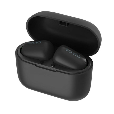In-ear Bluetooth Headphones Savio TWS-09 Black In-ear Bluetooth Headphones Savio TWS-09 Black