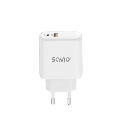 Wall Charger Savio SAVLA-06 White 30 W Wall Charger Savio SAVLA-06 White 30 W