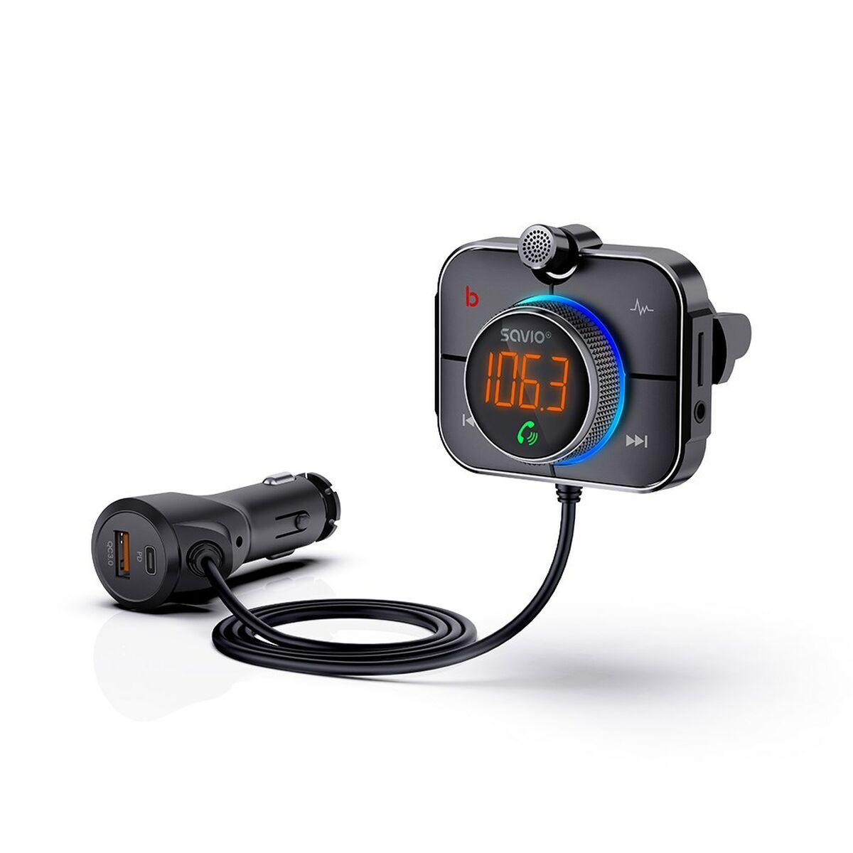MP3 Player and FM Transmitter for Cars Savio TR-14 MP3 Player and FM Transmitter for Cars Savio TR-14