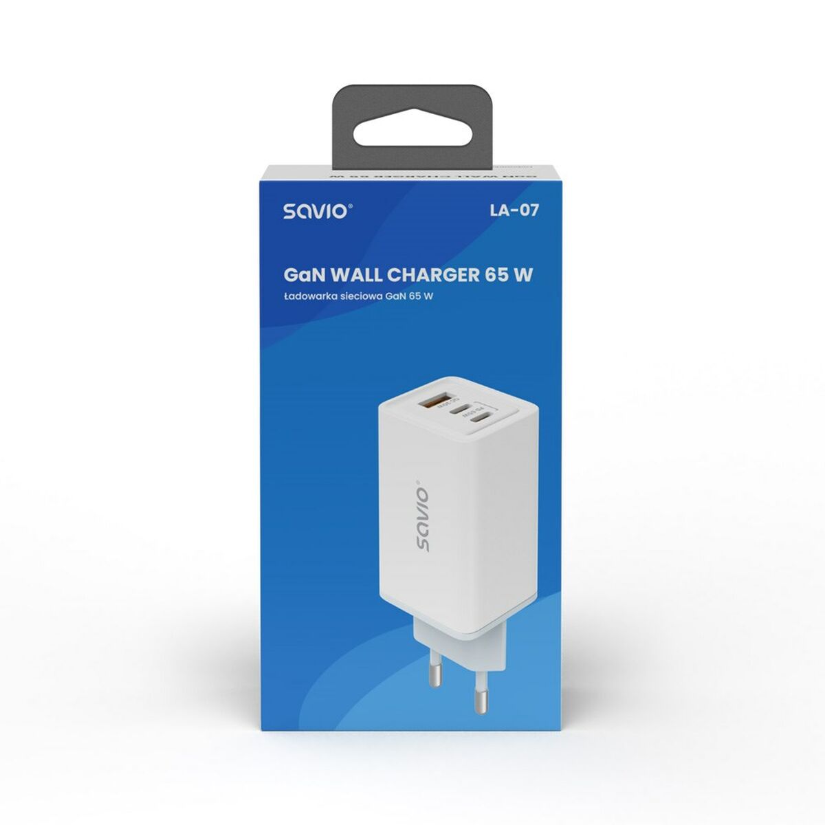 Wall Charger Savio LA-07 White 65 W Wall Charger Savio LA-07 White 65 W