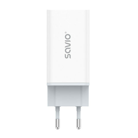 Wall Charger Savio LA-07 White 65 W Wall Charger Savio LA-07 White 65 W