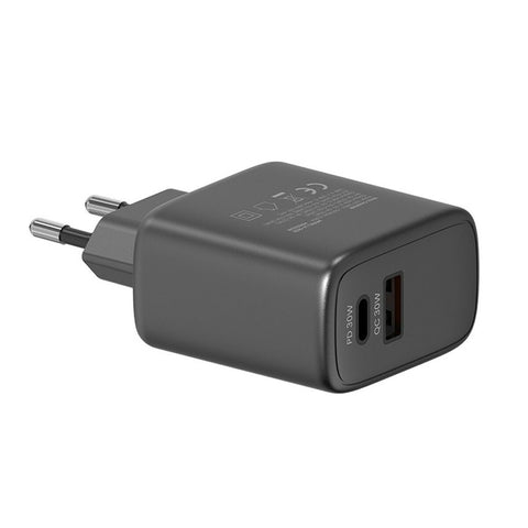 Wall Charger Savio LA-06/B Black 30 W Wall Charger Savio LA-06/B Black 30 W