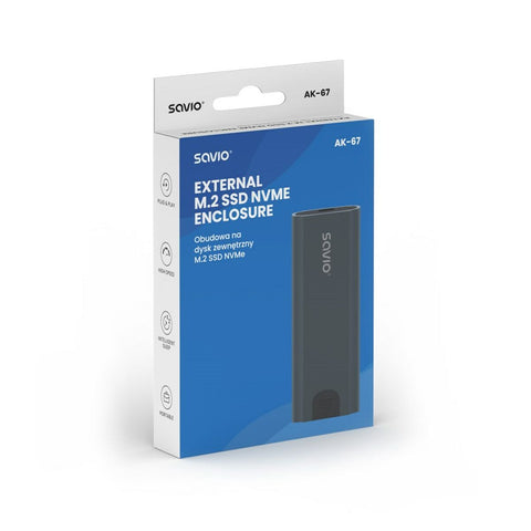 External Box Savio AK-67 Grey External Box Savio AK-67 Grey