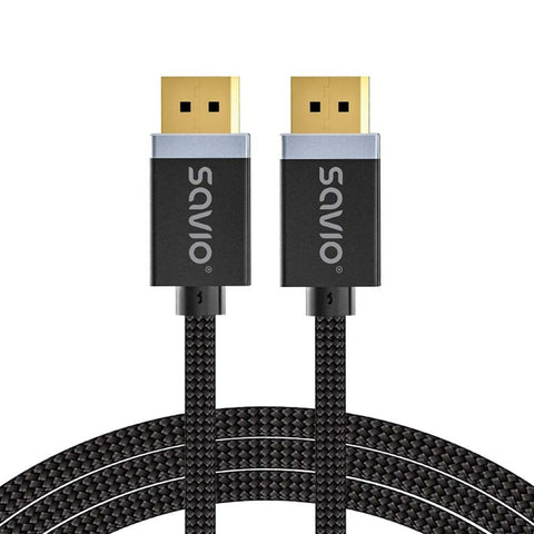 DisplayPort Cable Savio CL-176 Black 3 m DisplayPort Cable Savio CL-176 Black 3 m