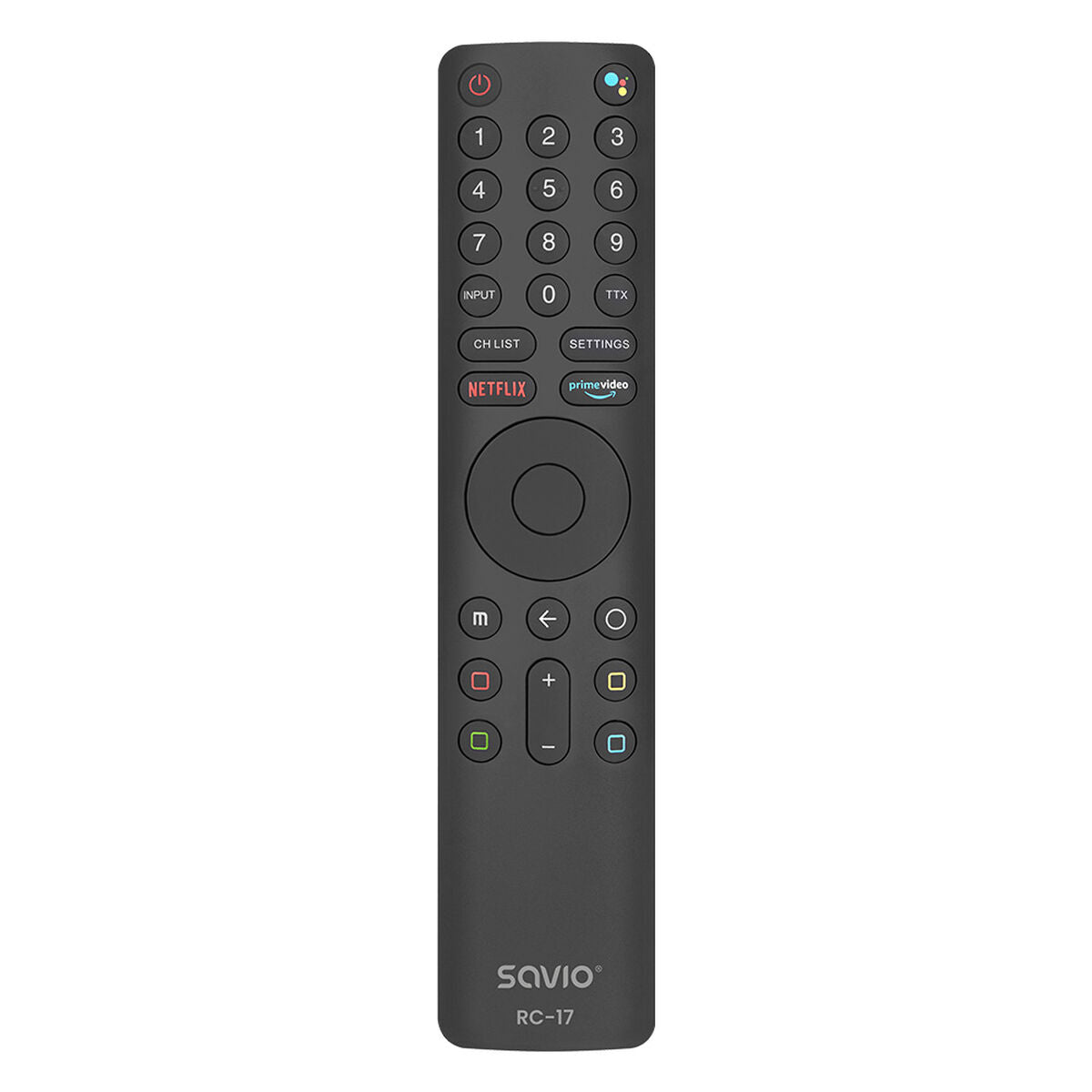 Universal Remote Control Savio RC-17 Black Universal Remote Control Savio RC-17 Black