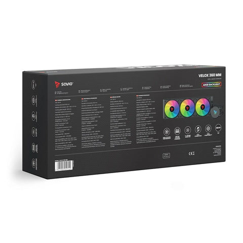 Liquid Refrigeration Kit Savio VELOX 360 MM Liquid Refrigeration Kit Savio VELOX 360 MM