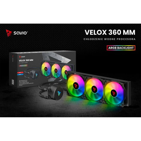 Liquid Refrigeration Kit Savio VELOX 360 MM Liquid Refrigeration Kit Savio VELOX 360 MM