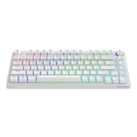 Keyboard Savio PHENIX WHITE GAT RED White Keyboard Savio PHENIX WHITE GAT RED White