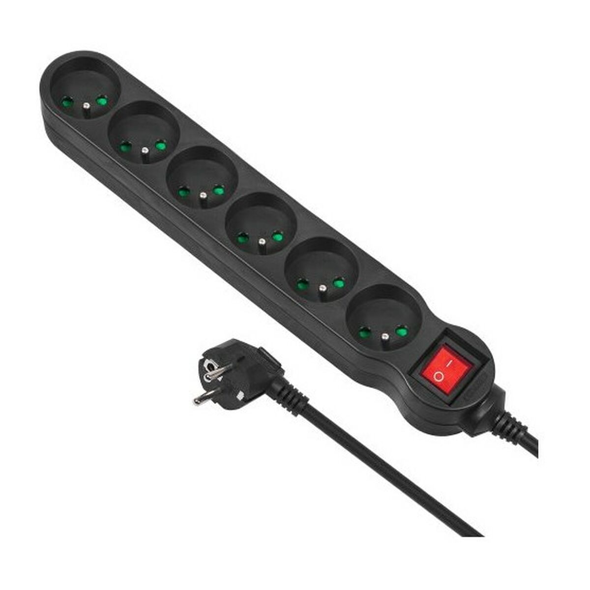 Power Socket - 6 Sockets with Switch MacLean MCE225 2300 W (1,5 m) Power Socket - 6 Sockets with Switch MacLean MCE225 2300 W (1,5 m)