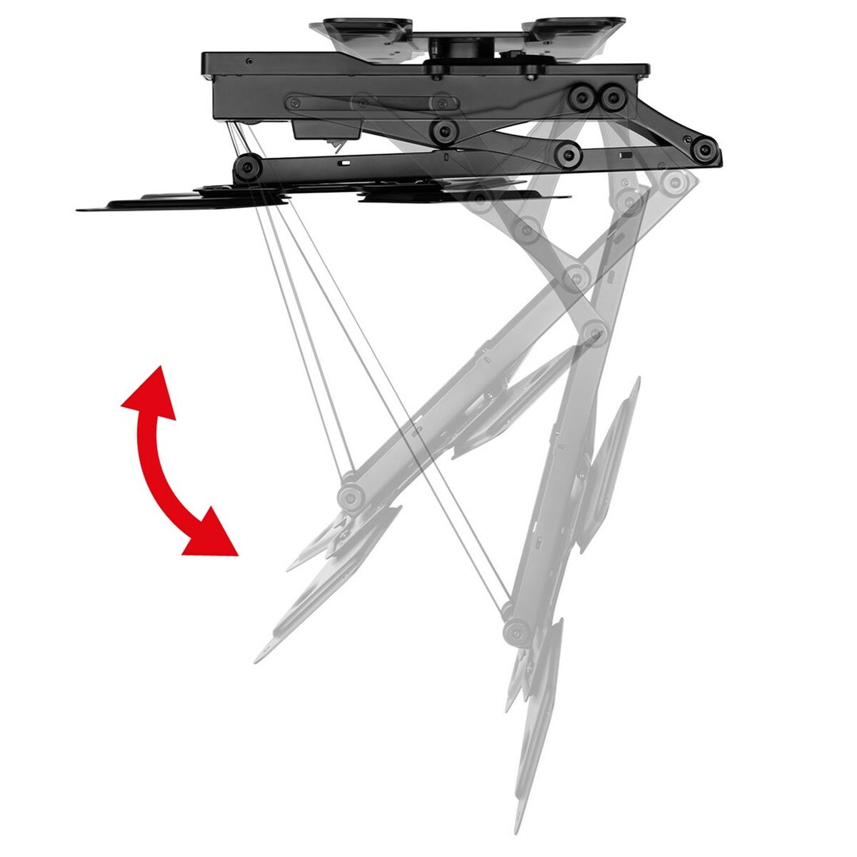 Ceiling support MacLean MC-491 65" 30 Kg Ceiling support MacLean MC-491 65" 30 Kg