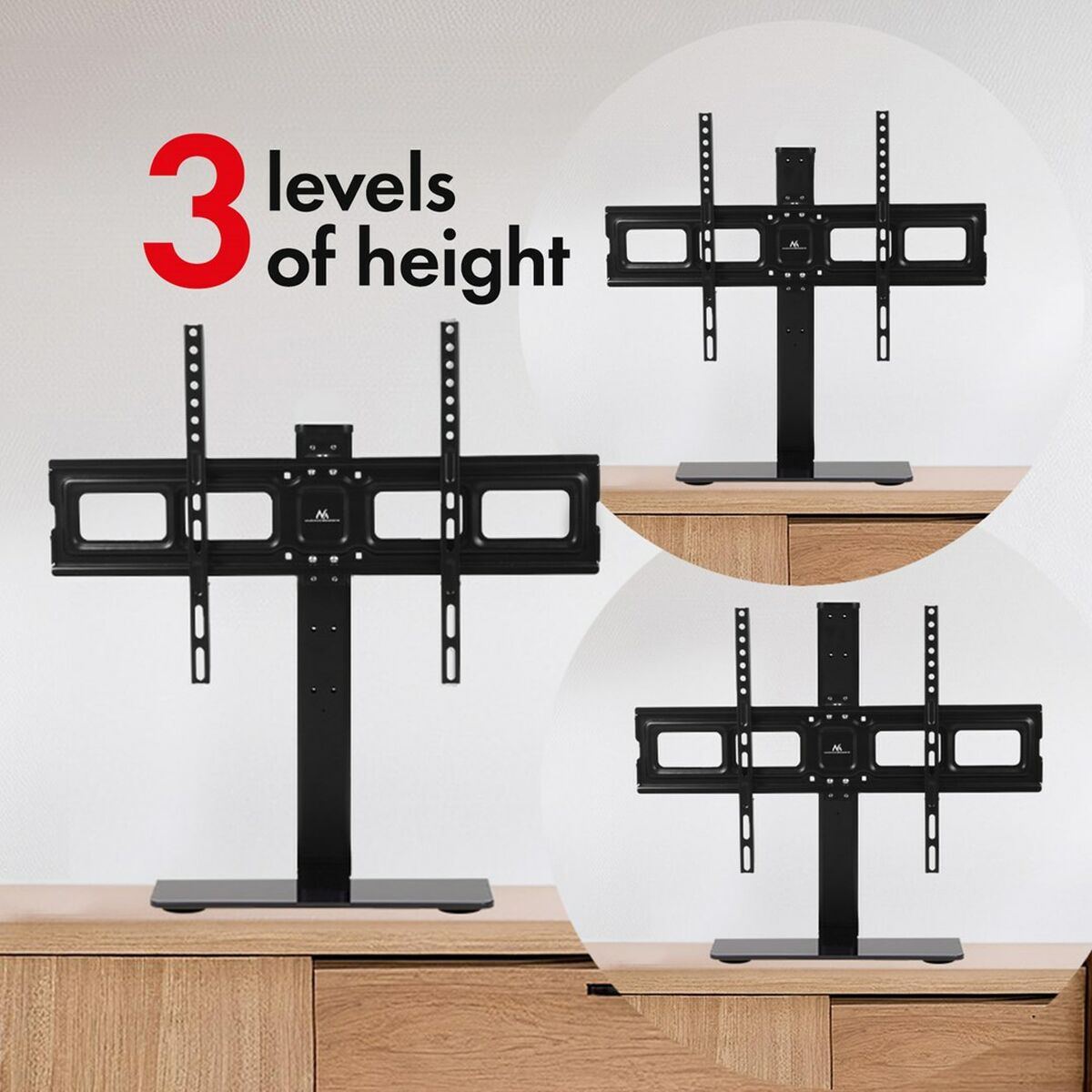 TV Stand MacLean MC-386 75" 40 kg TV Stand MacLean MC-386 75" 40 kg