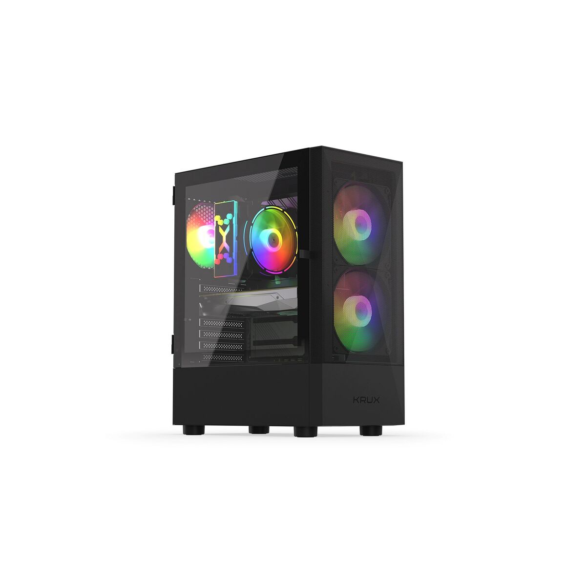 ATX/mATX Semi-tower Box Krux VACO KRX0132 Black ATX/mATX Semi-tower Box Krux VACO KRX0132 Black