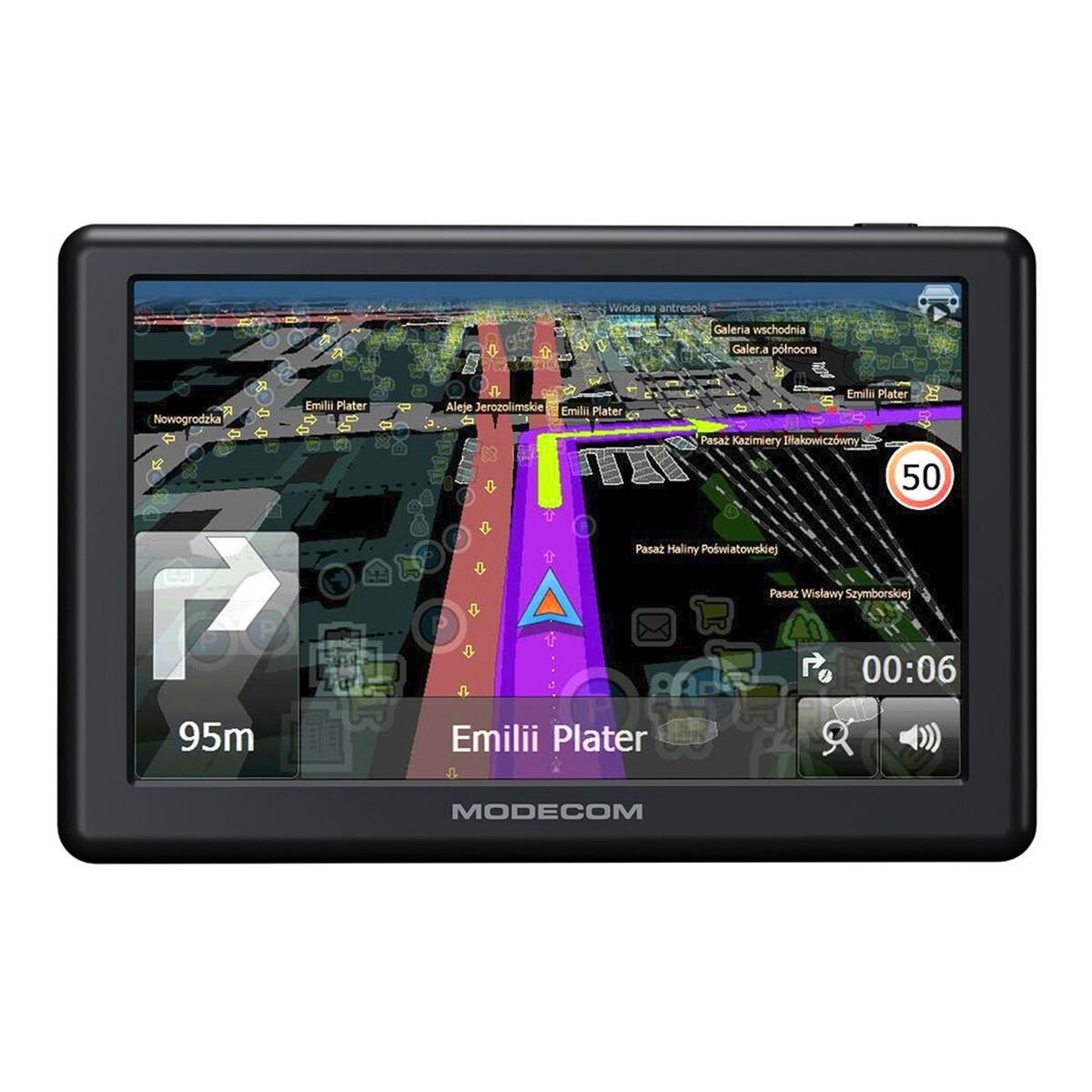 GPS navigator Modecom NAV-FREEWAYCX50-MF-EU 5" GPS navigator Modecom NAV-FREEWAYCX50-MF-EU 5"