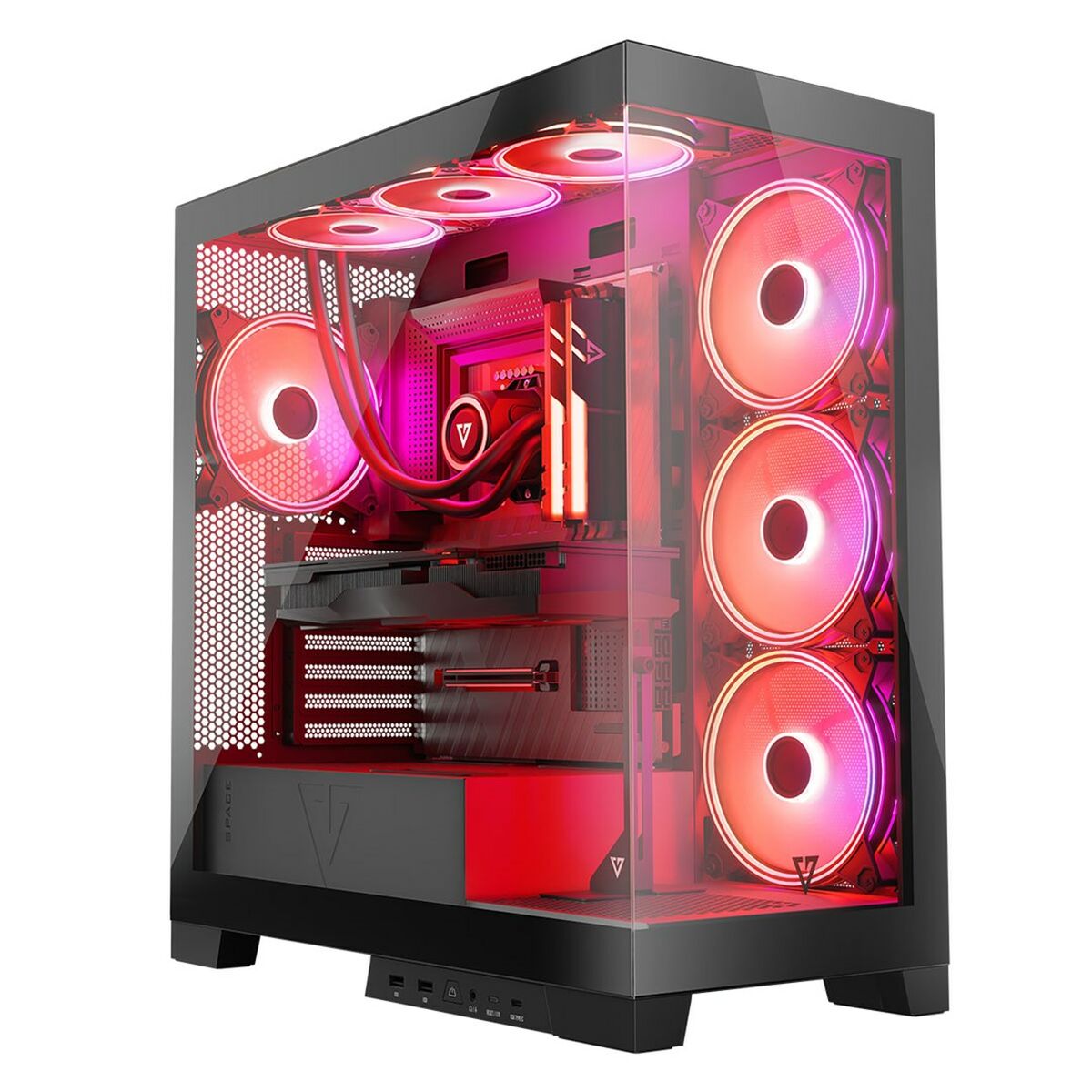 ATX Semi-tower Box Modecom Volcano SPACE APEX ARGB Black ATX Semi-tower Box Modecom Volcano SPACE APEX ARGB Black