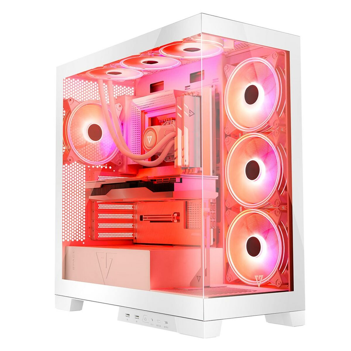 ATX Semi-tower Box Modecom Volcano SPACE APEX ARGB White ATX Semi-tower Box Modecom Volcano SPACE APEX ARGB White