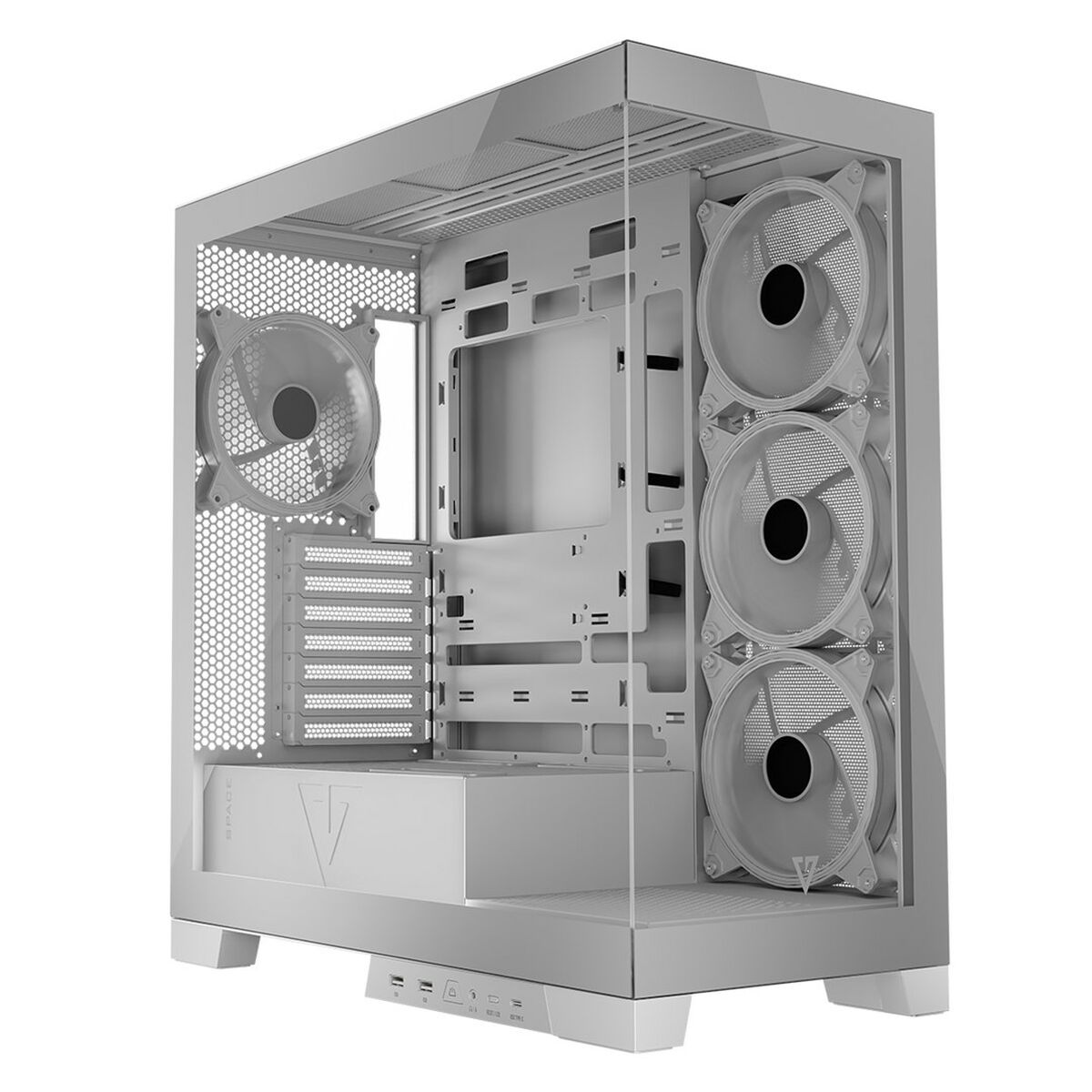 ATX Semi-tower Box Modecom Volcano SPACE APEX ARGB White ATX Semi-tower Box Modecom Volcano SPACE APEX ARGB White