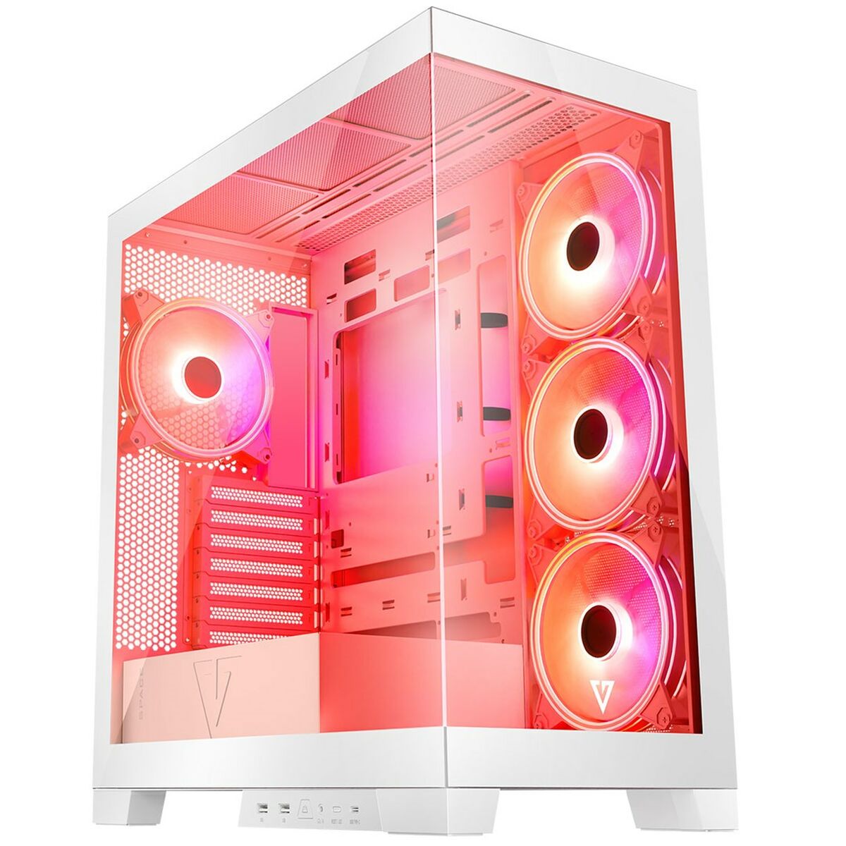 ATX Semi-tower Box Modecom Volcano SPACE APEX ARGB White ATX Semi-tower Box Modecom Volcano SPACE APEX ARGB White