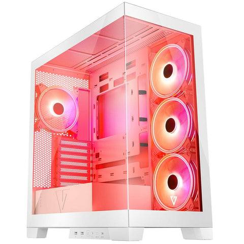 ATX Semi-tower Box Modecom Volcano SPACE APEX ARGB White ATX Semi-tower Box Modecom Volcano SPACE APEX ARGB White