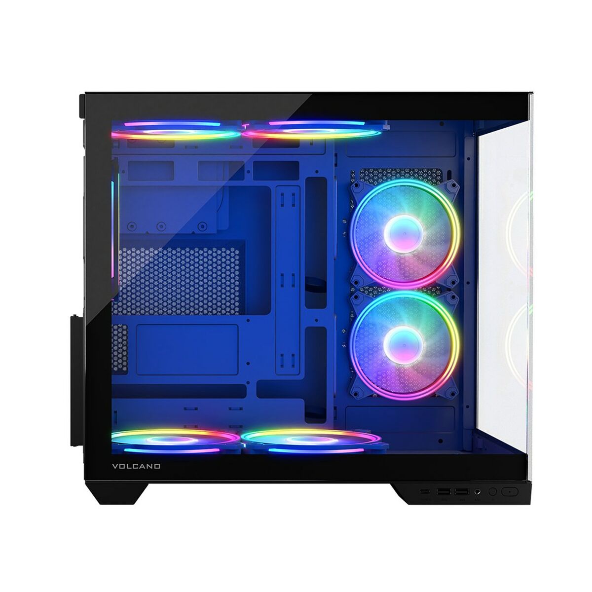 ATX Semi-tower Box Modecom Volcano Panorama APEX ARGB Grey ATX Semi-tower Box Modecom Volcano Panorama APEX ARGB Grey