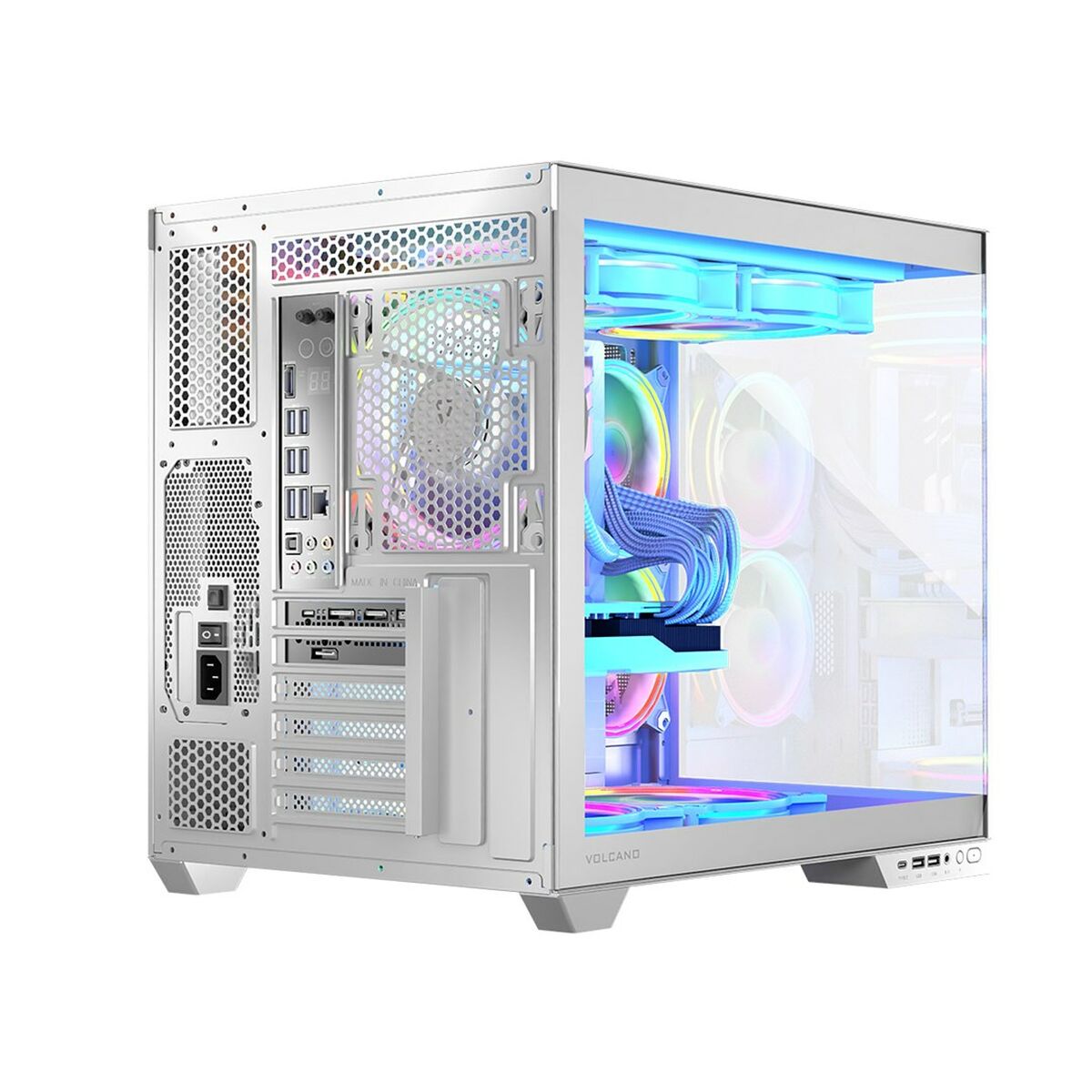 ATX Semi-tower Box Modecom Volcano Panorama APEX ARGB White ATX Semi-tower Box Modecom Volcano Panorama APEX ARGB White