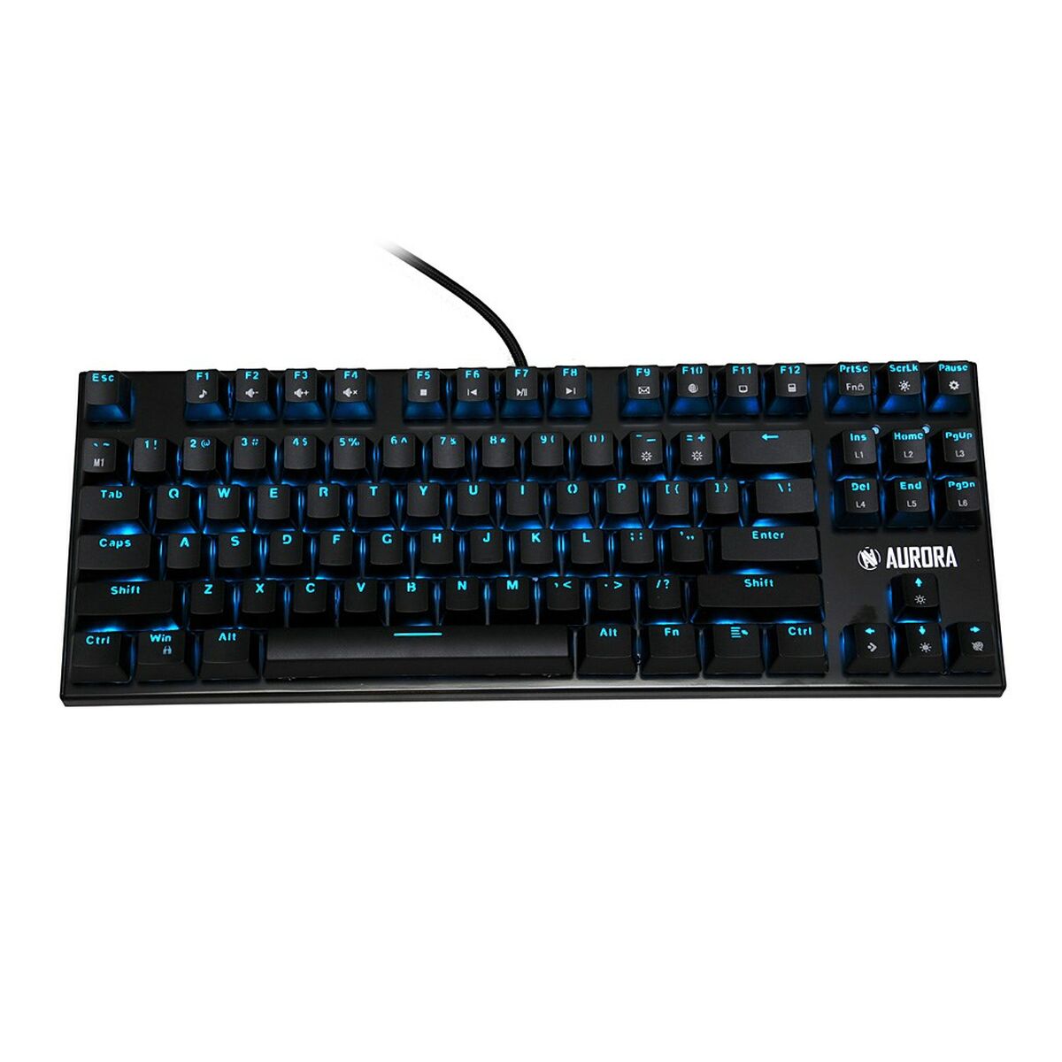 Keyboard Ibox IKGMK2R Black Multicolour QWERTY Qwerty US Keyboard Ibox IKGMK2R Black Multicolour QWERTY Qwerty US