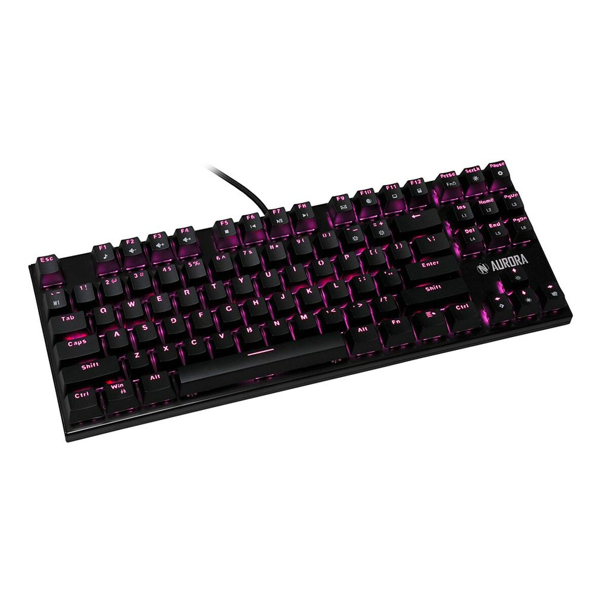 Keyboard Ibox IKGMK2R Black Multicolour QWERTY Qwerty US Keyboard Ibox IKGMK2R Black Multicolour QWERTY Qwerty US