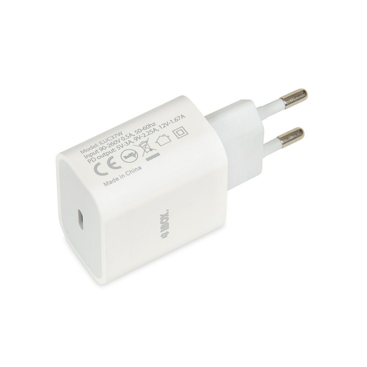 Wall Charger Ibox iBOX C-37 White 20 W (1 Unit) Wall Charger Ibox iBOX C-37 White 20 W (1 Unit)