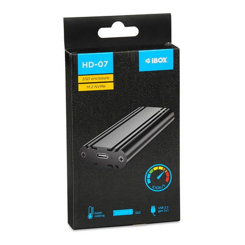 External Box Ibox IEUHDD7 Black 2,5" External Box Ibox IEUHDD7 Black 2,5"