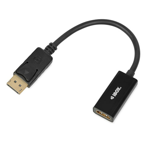 DisplayPort to HDMI Adapter Ibox IADP4K Black DisplayPort to HDMI Adapter Ibox IADP4K Black