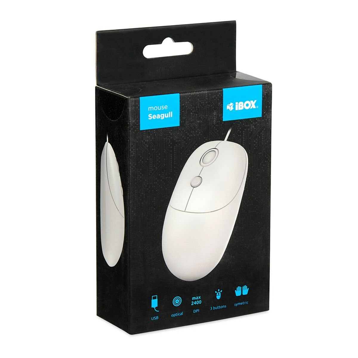 Mouse Ibox IMOF011 White 2400 dpi Mouse Ibox IMOF011 White 2400 dpi