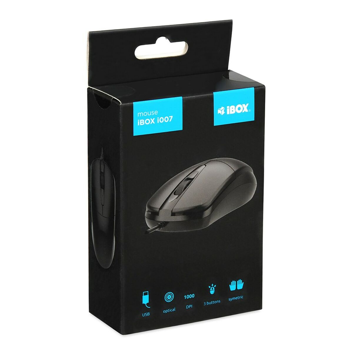 Mouse Ibox IMOF010 Black 1600 dpi Mouse Ibox IMOF010 Black 1600 dpi