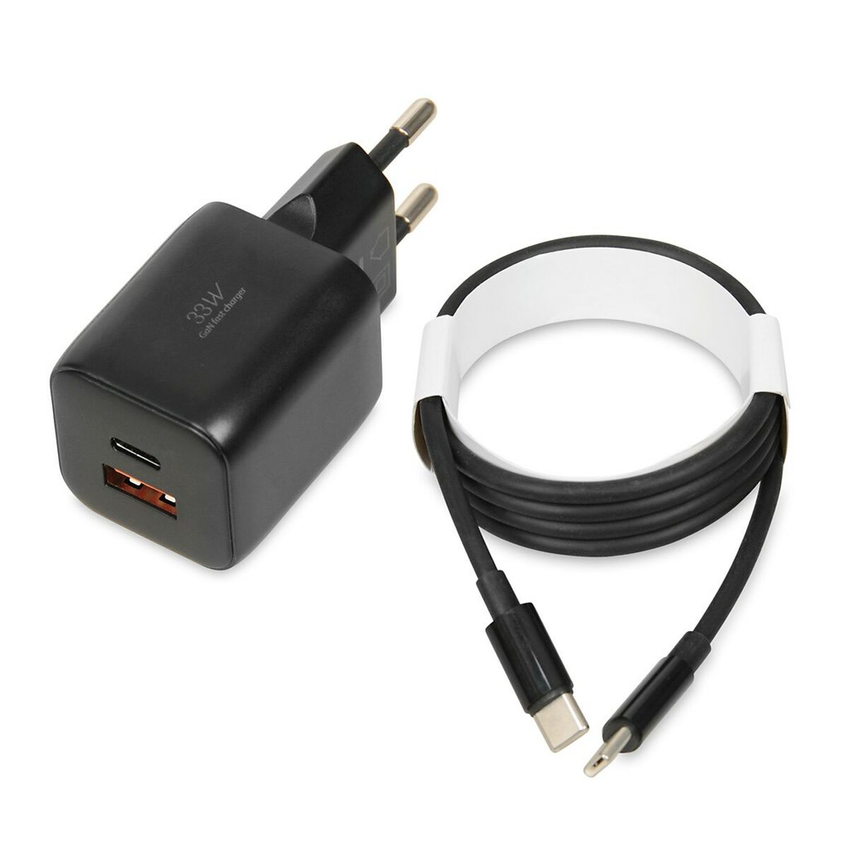Wall Charger Ibox ILUC42B Black 33 W (1 Unit) Wall Charger Ibox ILUC42B Black 33 W (1 Unit)