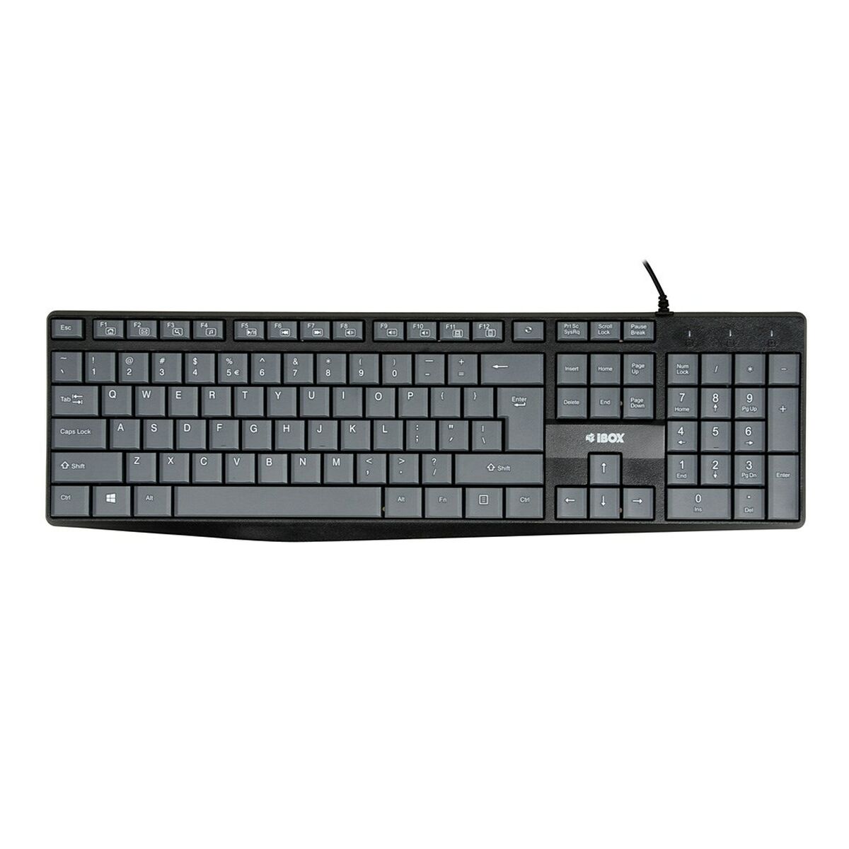 Keyboard Ibox IKC2010G Black Grey Keyboard Ibox IKC2010G Black Grey