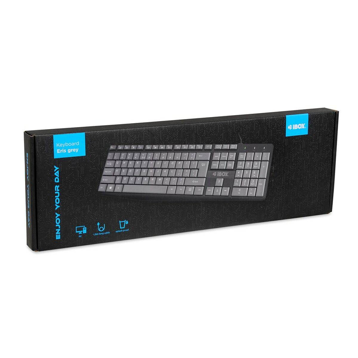 Keyboard Ibox IKC2010G Black Grey Keyboard Ibox IKC2010G Black Grey