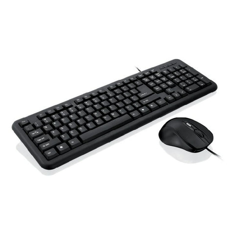 Keyboard and Mouse Ibox OFFICE KIT II Black Monochrome English QWERTY Keyboard and Mouse Ibox OFFICE KIT II Black Monochrome English QWERTY