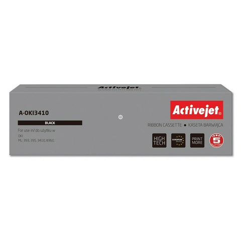 Original Dot Matrix Tape Activejet A-OKI3410 Black Original Dot Matrix Tape Activejet A-OKI3410 Black