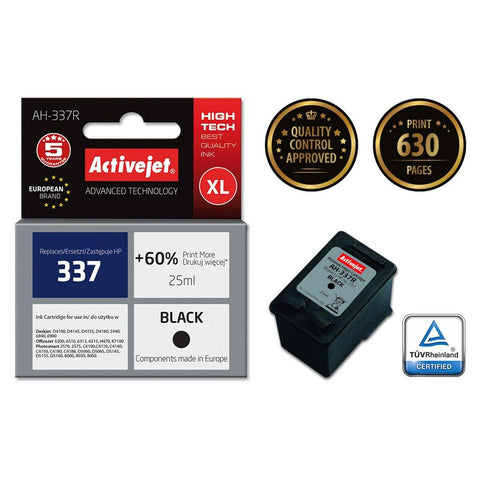 Original Ink Cartridge Activejet AH-337R Black Original Ink Cartridge Activejet AH-337R Black