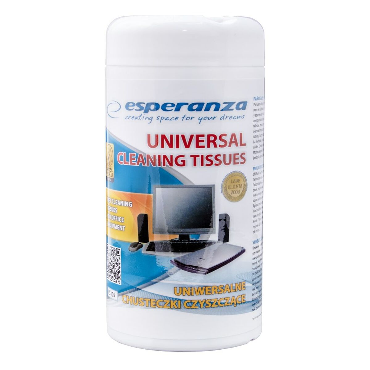 Wipes Esperanza Universal 100 Units Wipes Esperanza Universal 100 Units