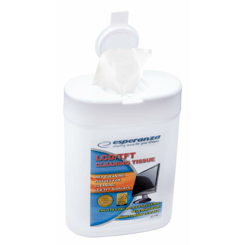 Moist Wipes for Screens Esperanza ES106 LCD TFT Moist Wipes for Screens Esperanza ES106 LCD TFT