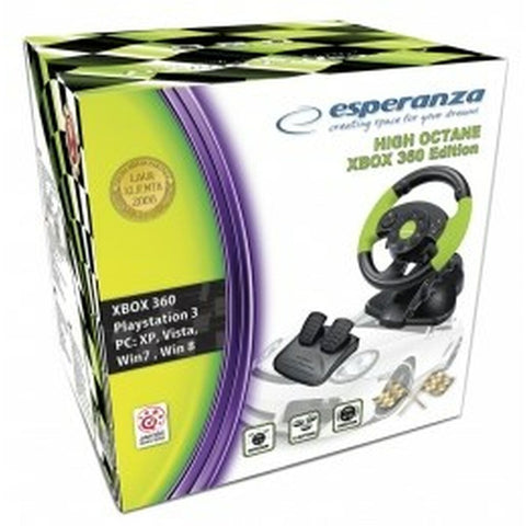 Racing Steering Wheel Esperanza EG104 PlayStation 3 xbox 360 Racing Steering Wheel Esperanza EG104 PlayStation 3 xbox 360