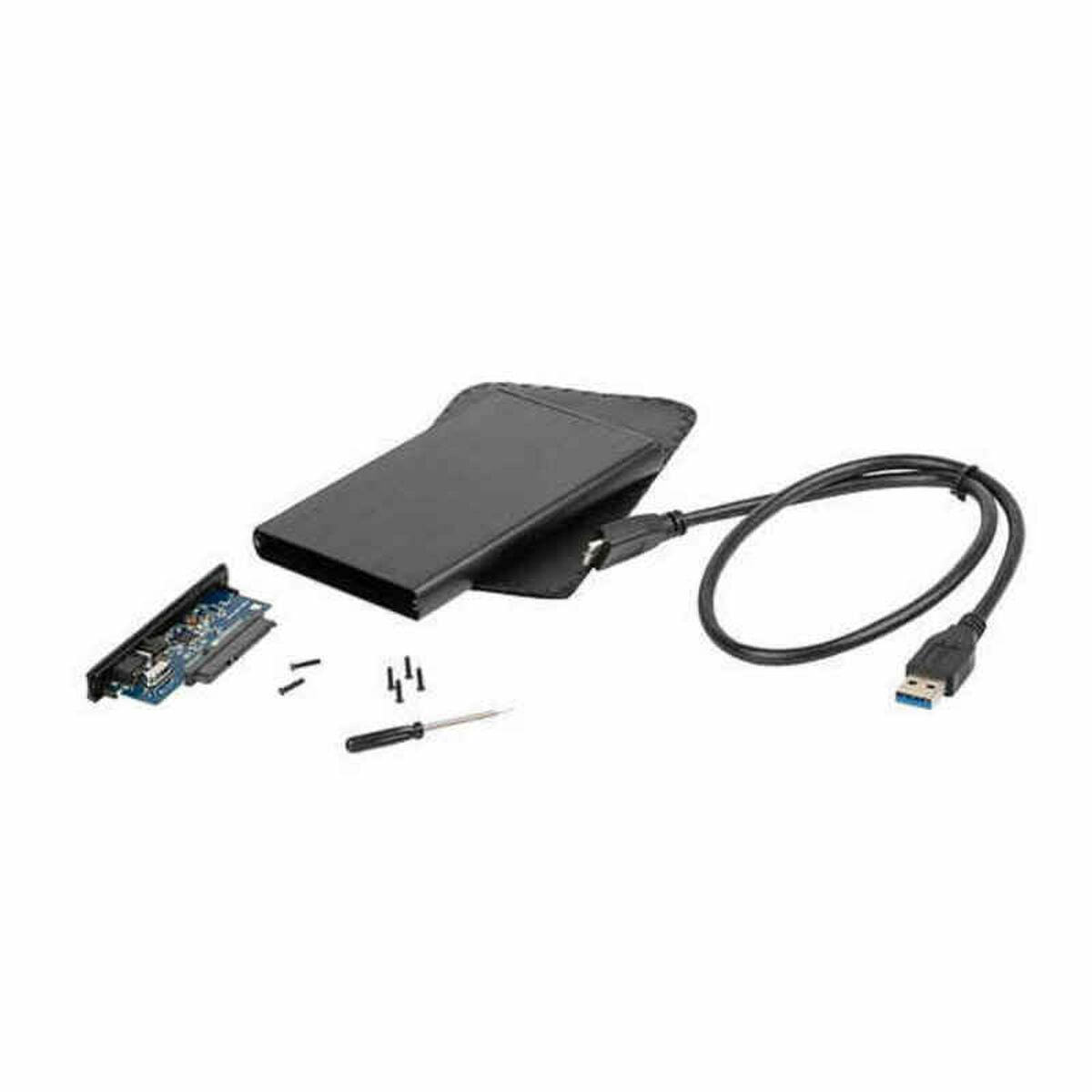 Housing for Hard Disk Natec Rhino Black 2,5" USB 2.0 480 MBit/s Housing for Hard Disk Natec Rhino Black 2,5" USB 2.0 480 MBit/s